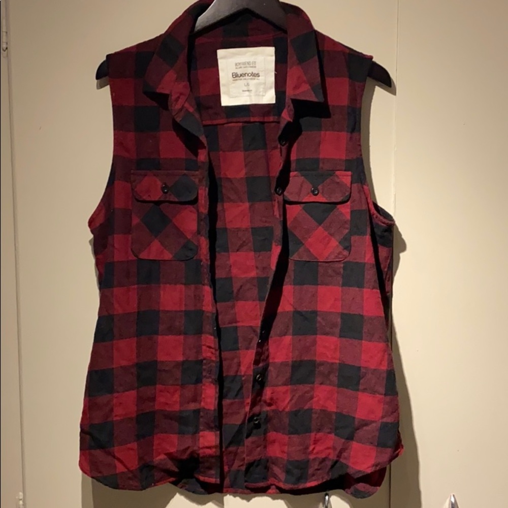 Button up tank top